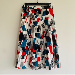 Classiques Entier pleated pattern skirt, size S